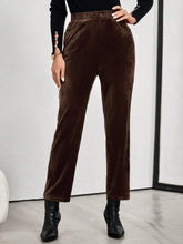 EMERY ROSE Women Corduroy Nomadic Style Brown Pants